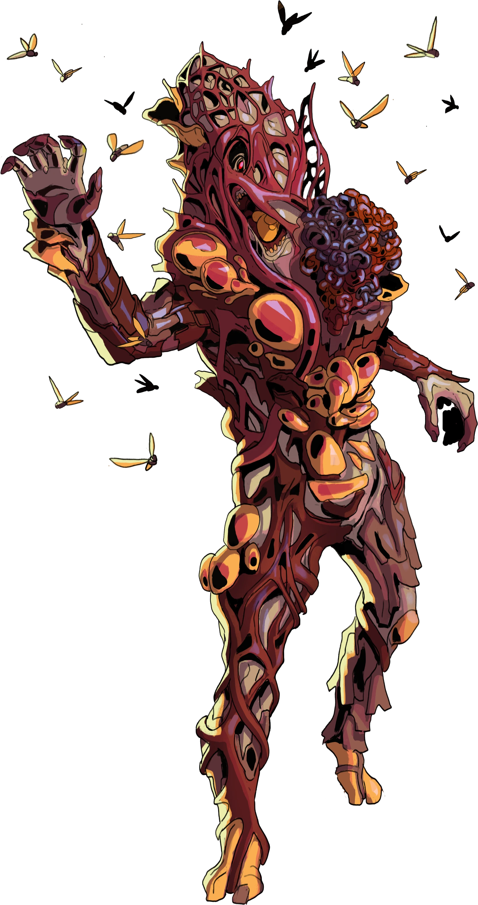 Illustration of a phyto-zombie